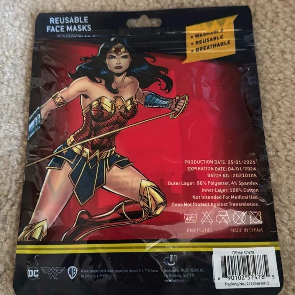 KIDS - Wonder Woman Face Mask